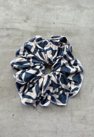 Maxi-Colet (Scrunchie) Rombos Azul