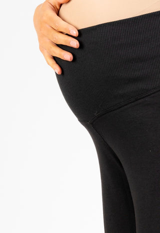 Pantalón Luzma Negro Pre Natal y Post Parto Palazzo
