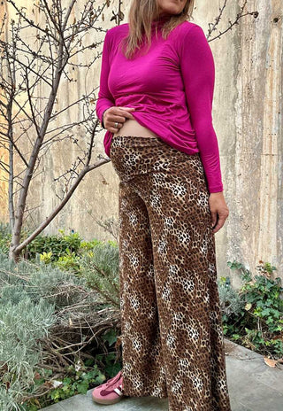 Pantalon Palazzo Maternal Pame Animal
