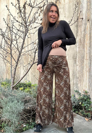 Pantalon Palazzo Maternal Pame Animal
