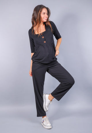 Jogger Maternal Sofía Negro