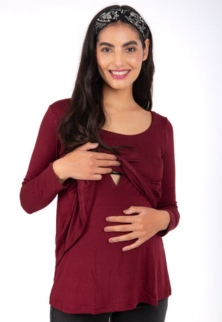 Polera Maternal y Lactancia Barbara Burdeo ML