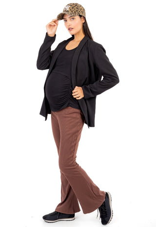 Polera Maternal y Lactancia Carmen Manga Larga Negro