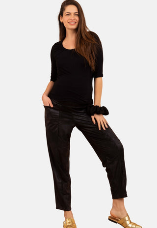 Polera Maternal y Lactancia Ines Negro