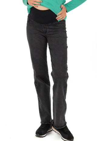 Jeans Maternal Recto Gris