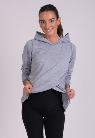 Poleron Maternal y Lactancia Manu Gris