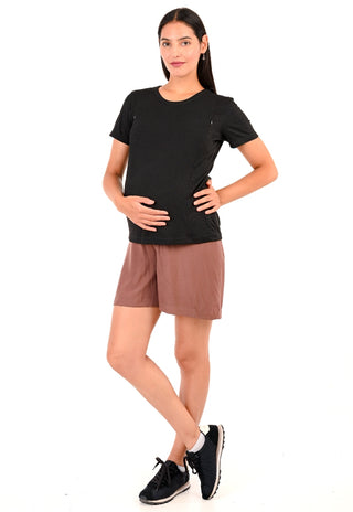 Short Maternal Café Tencel