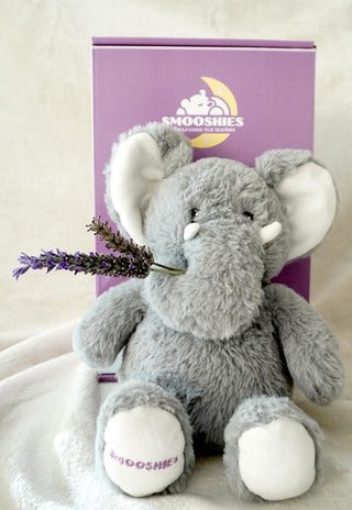 Peluche Térmico Elefante con Semillas de Lavanda - Smooshies (Copia) (Copia) (Copia)