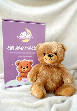 Peluche Térmico Osito con Semillas de Lavanda - Smooshies