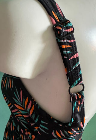 Traje de Baño Maternal Estampado Naranjo