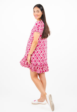 Vestido Maternal y Lactancia Cata Magenta