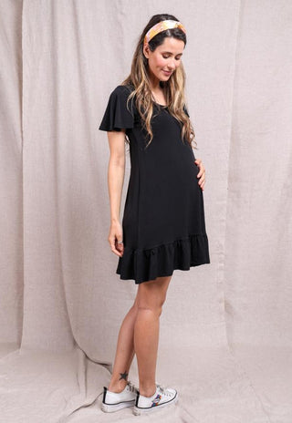 Vestido Maternal y Lactancia Cata Negro