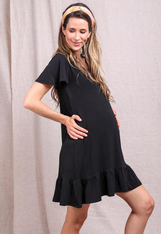 Vestido Maternal y Lactancia Cata Negro