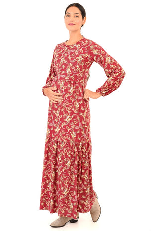 Vestido Juana Burdeo Maternal y Lactancia Vuelos