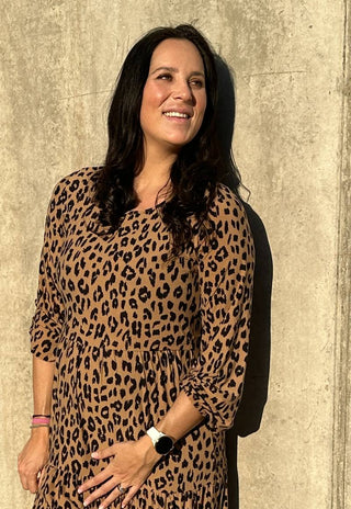 Vestido Maternal y Lactancia Juana Tabaco
