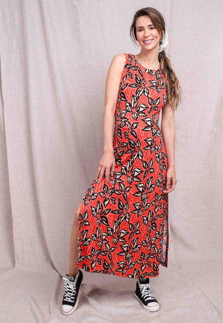 Vestido Maternal y Lactancia Julieta Rojo