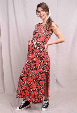 Vestido Maternal y Lactancia Julieta Rojo