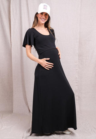 Vestido Maternal y Lactancia Trini Negro