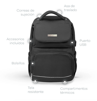 Mochila Maternal Berna Beige