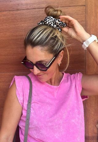 Maxi-Colet (Scrunchie) Animal Claro