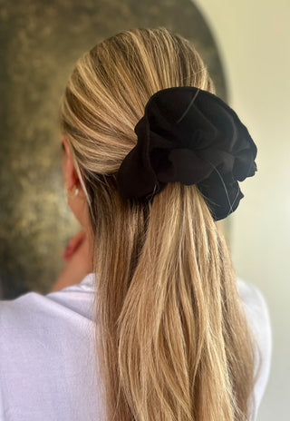 Maxi-Colet (Scrunchie) Negro