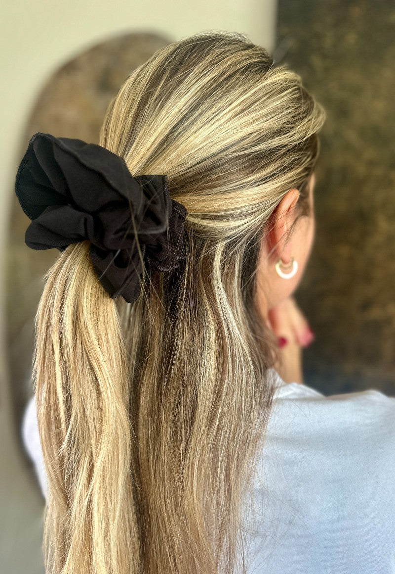 Maxi-Colet (Scrunchie) Negro
