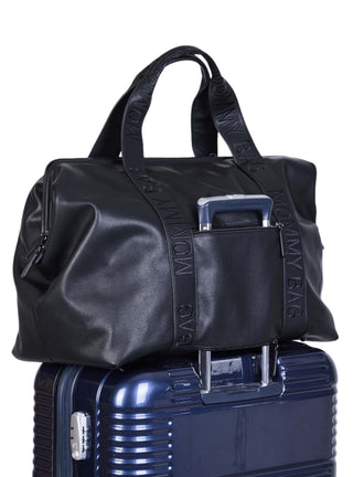 Bolso maternal Mommy Bag Negro piel vegana