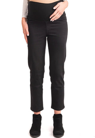 Jeans Maternal Cropped Negro - Madremia