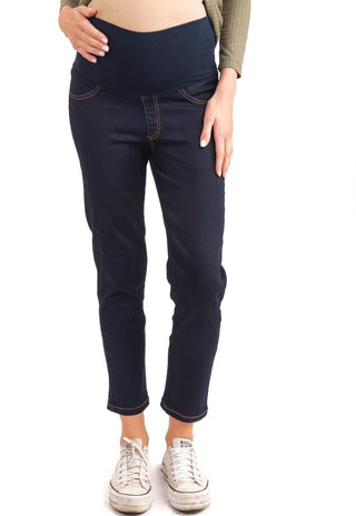 Jeans Maternal Cropped Raw - Madremia