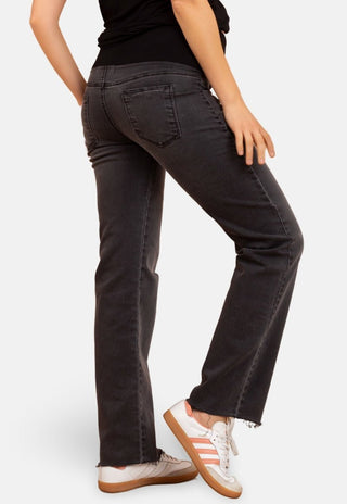 Jeans Maternal Recto Gris - Madremia
