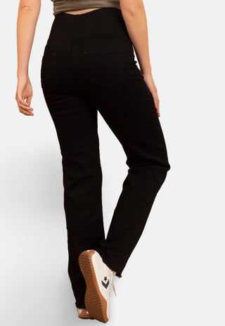 Jeans Maternal Recto Negro - Madremia