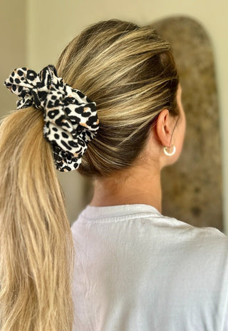 Maxi - Colet (Scrunchie) Animal Claro - Madremia