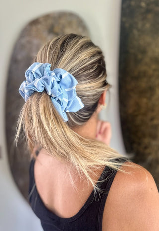 Maxi - Colet (Scrunchie) Celeste - Madremia