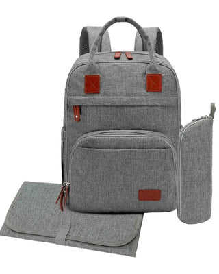 Mochila Maternal Boston Gris - Madremia