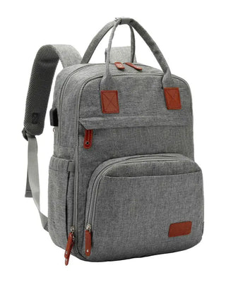 Mochila Maternal Boston Gris - Madremia