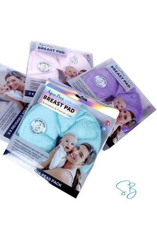 Pack De Dos Almohadilla De Gel Para Pechos Bambini Morado - Madremia