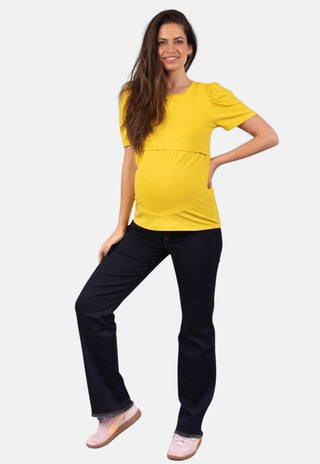 Polera Maternal y Lactancia Florencia Amarillo - Madremia