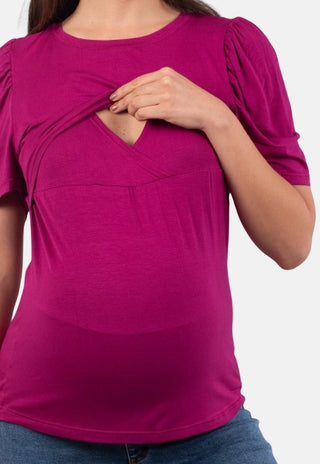 Polera Maternal y Lactancia Florencia Bugambilia - Madremia