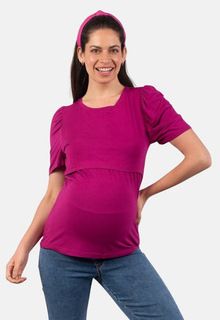 Polera Maternal y Lactancia Florencia Bugambilia - Madremia