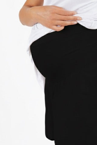 Short Maternal Negro Tencel - Madremia