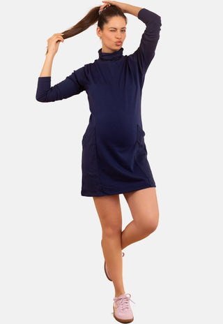 Vestido Maternal Londres Marino - Madremia