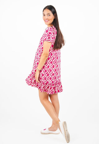 Vestido Maternal y Lactancia Cata Magenta - Madremia