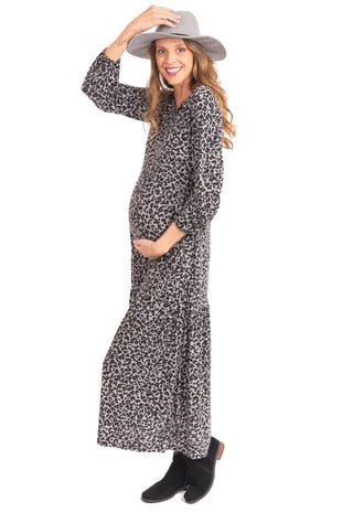 Vestido Maternal y Lactancia Juana Animal - Madremia
