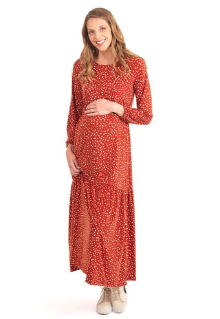Vestido Maternal y Lactancia Juana Puntos - Madremia