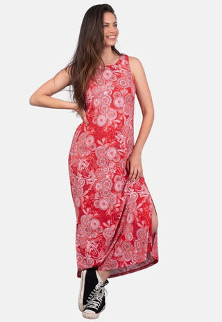 Vestido Maternal y Lactancia Julieta Rojo - Madremia