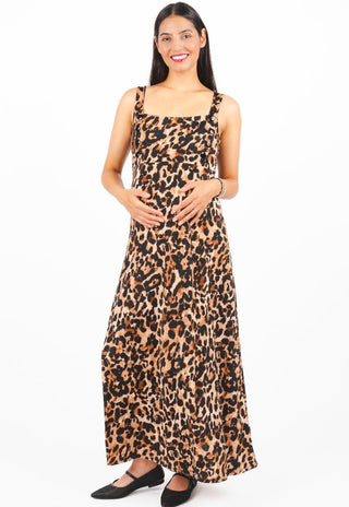 Vestido Maternal y Lactancia Nieves Animal - Madremia