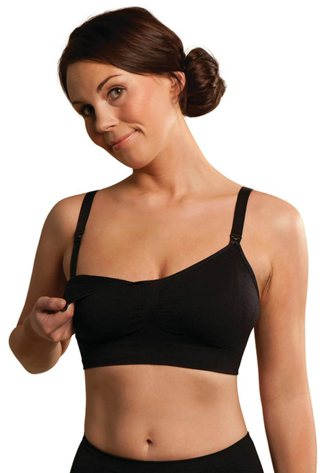 Sosten de Lactancia Seamless Carriwell Negro