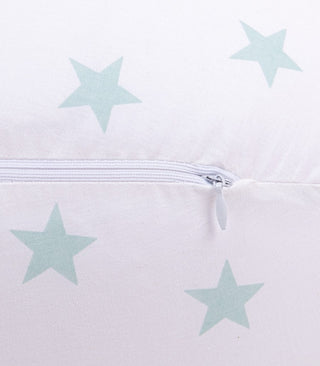 Cojín Kissenbag Maternal/Lactancia Blanco Estrellas Menta