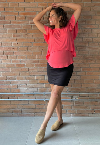 Mini Falda Maternal Negra