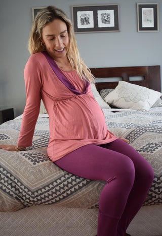 Pijama Maternal y Lactancia Alicia Morado